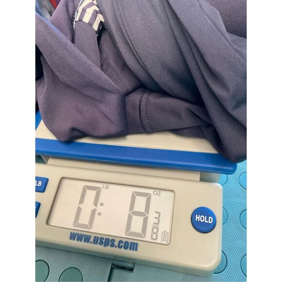 FootJoy Shirt Mens Size Large Golf Polo Navy Night Blue Short Sleeve Performance - Picture 8 of 9